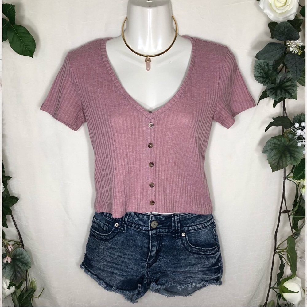 🔴Wild Fable Pink Short Sleeve Tee Shirt Top🔴